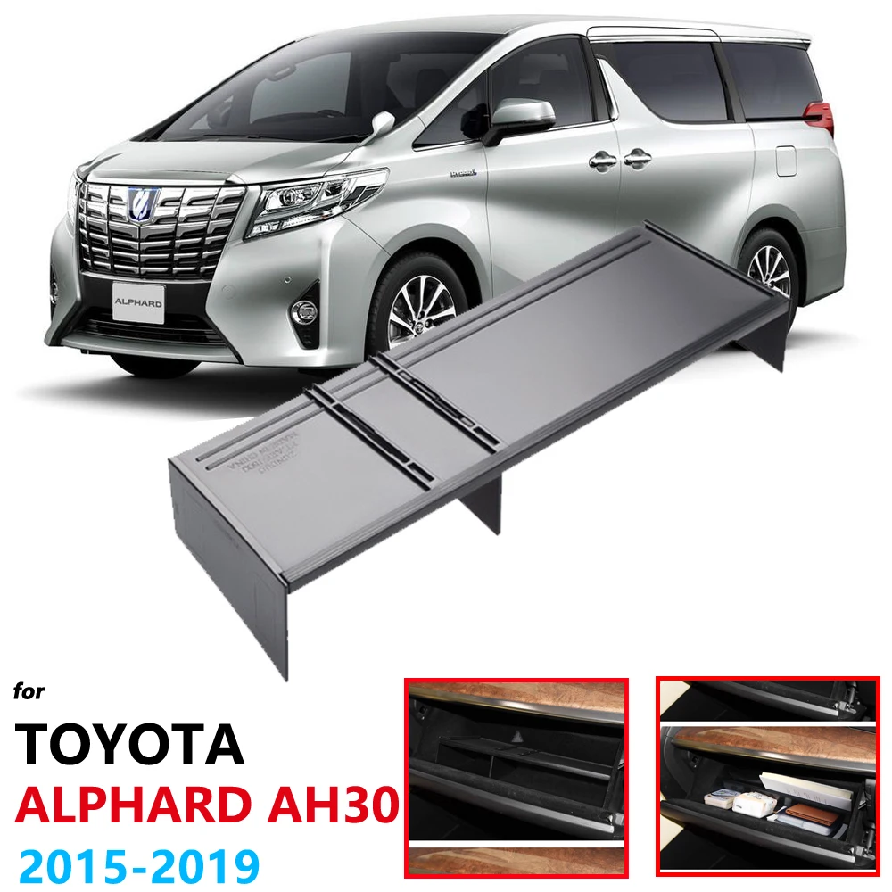 Коробка для хранения деталей Toyota Alphard 30 AH30 2015 ~ 2020 Vellfire 2016 2019 аксессуары внутренняя