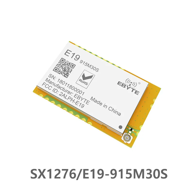 10 шт./лот LORAWAN Lora SX1276 915 МГц 1 Вт IoT uhf беспроводной приемник E19-915M30S радиочастотный модуль длинный диапазон IPX штамп антенна отверстия