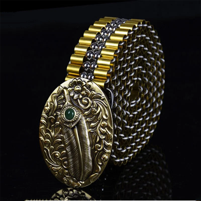 6 jade leaf waist belt