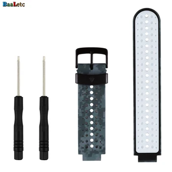 

Baaletc Soft Silicone Replacement Watch Band for Garmin Forerunner 230 /235/235Lite/ 220 / 620 / 630 / 735 Smart Watch Straps