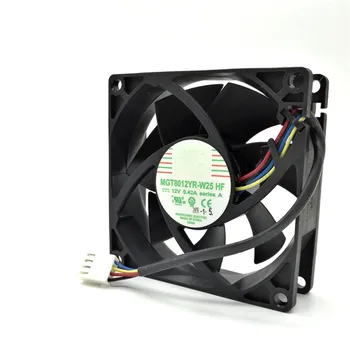 

80mm 4pin PWM Speed Control Ultra-quiet Fan Computer CPU Cooling fan 8025 12V 0.42A MGT8012YR-W25 HF for Computer Server Chassis