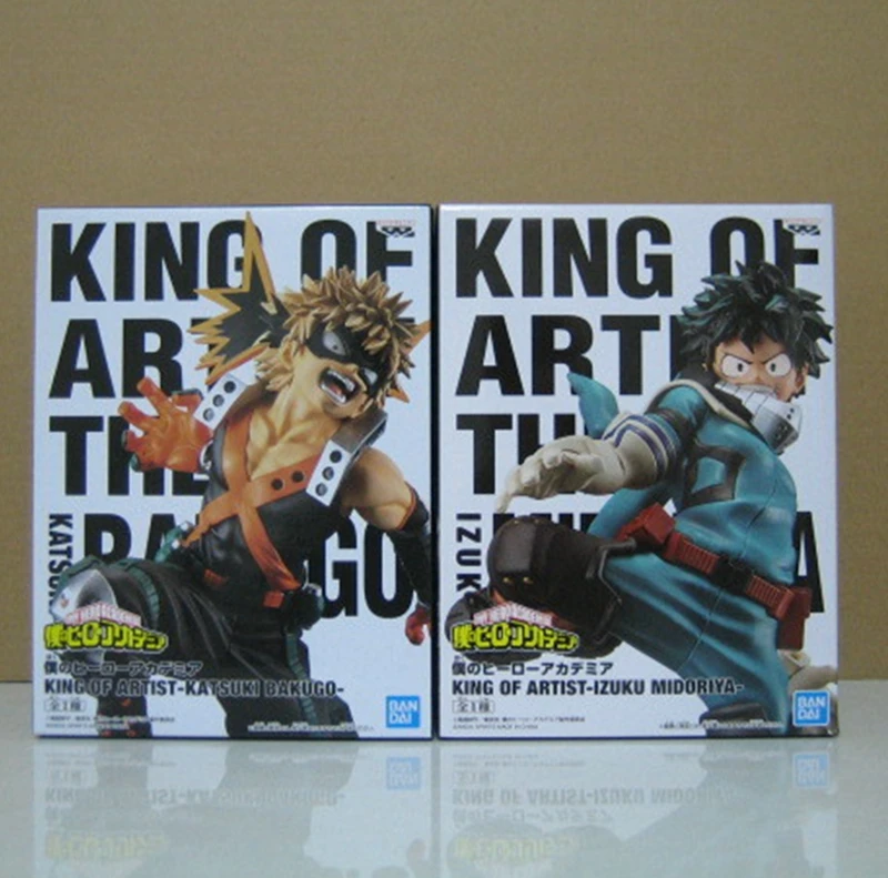 

WSTXBD BANPRESTOMY HERO ACADEMIA KING OF ARTIST KOA IZUKU MIDORIYA KATSUKI BAKUGO Action Figure Figurals Model Dolls Brinquedos