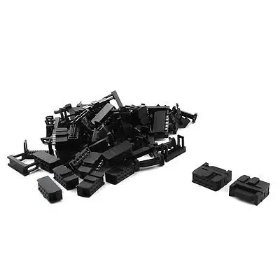 

23 x 2.54mm 2x5P 10Pin IDC FC Female Header Socket Connector Black