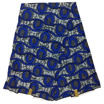 

Hot Sale African Print Java Wax Print Fabric For Dress Fashion Ankara Wax Tissue 100 % Cotton 6Yards Sewing Nigerian Fabrics!N11