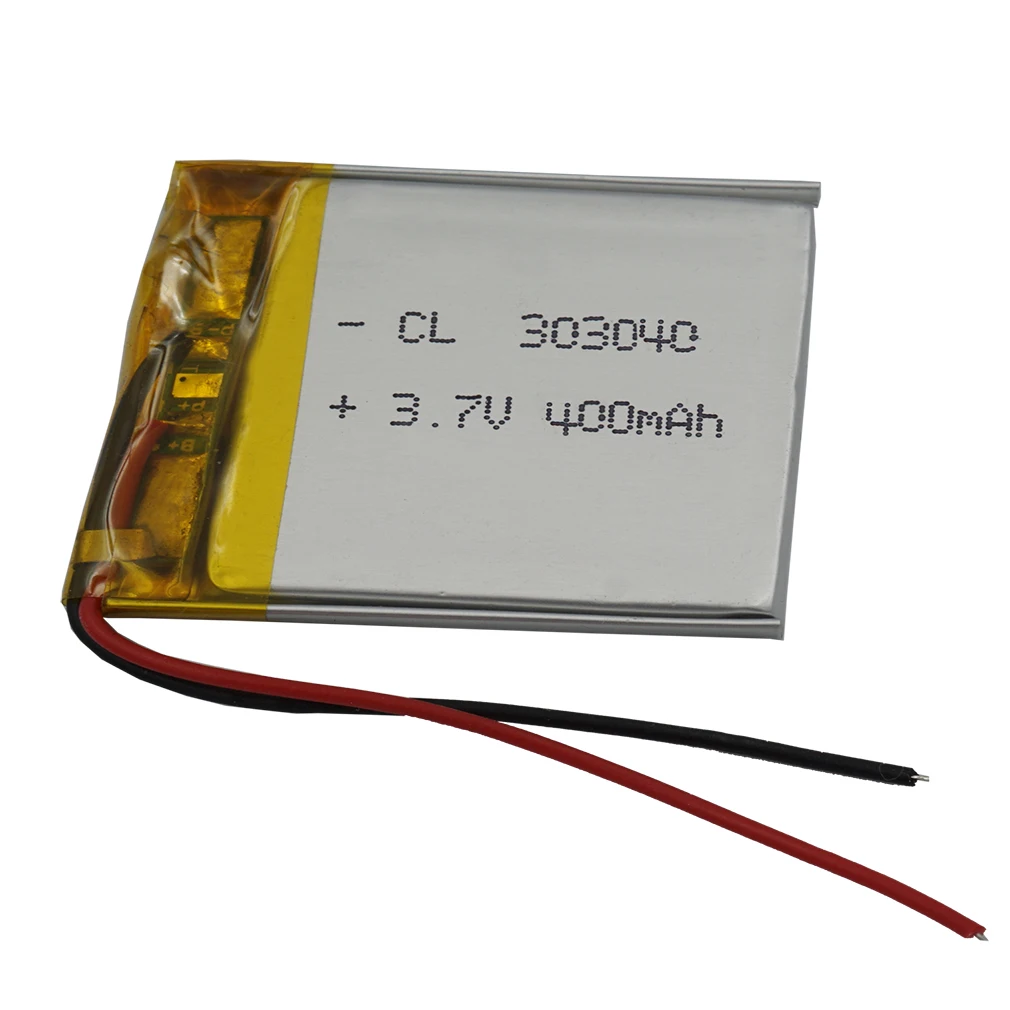 XINJ 3 7 V 400mAh Li литиевая полимерная аккумуляторная батарея Lipo 303040 для GPS Sat Nav