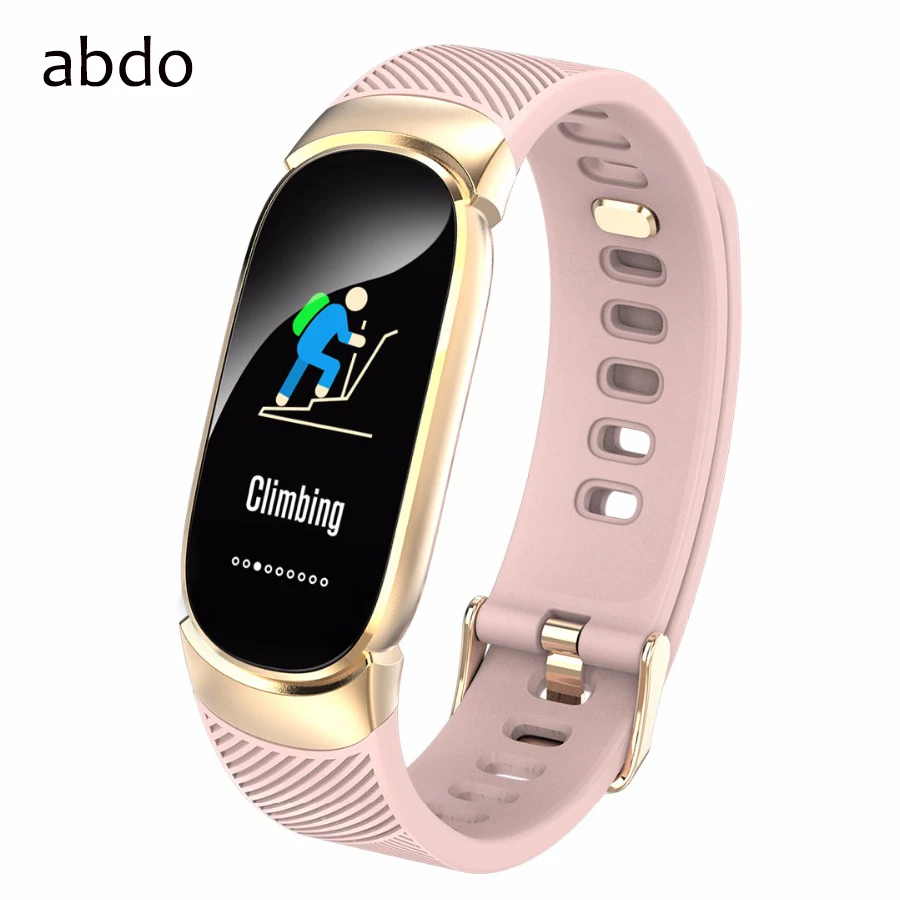 

New sports waterproof smart watch ladies smart bracelet with Bluetooth heart rate monitor fitness tracker men and women watches