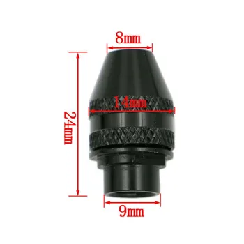

Keyless Drill Jaw Chuck Thread 9/32-40 Shaft Flexible Swaps Bit 0.4-3.4MM Tool