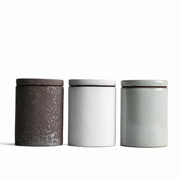 

LUWU ceramic tea caddies porcelain tea canisters Kung fu tea accessories for tea