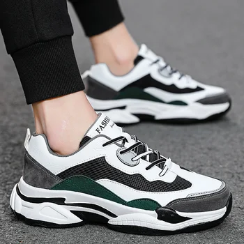 

2020 Men Shoes Summer Breathable shoe sport Walking Footwear fashion Man For Sneakers running male Big sizes 47 Male white color