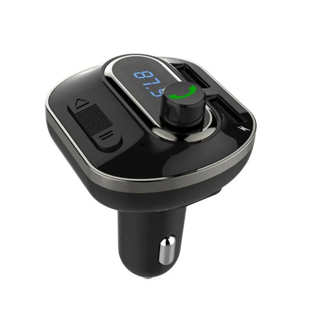 Bluetooth 3,0 MP3 плеер Handsfree автомобильный комплект fm-передатчик Поддержка TF карта U диск QC2.0 3.1A Быстрая Двойная USB Зарядка адаптер питания