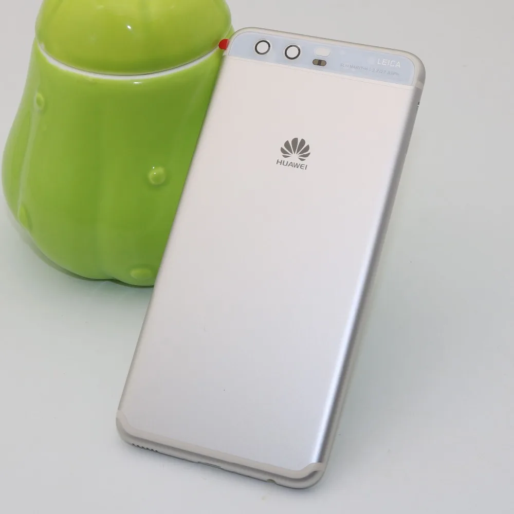 huawei P10 Plus, задняя крышка для батареи, задняя дверь, корпус, чехол, замена для 5," huawei P10, крышка батареи+ боковые кнопки - Цвет: Silver
