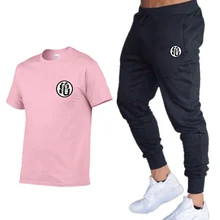 Новинка, Мужские штаны для бега, ММА, футболка с длинным рукавом, Рашгард, спортивный комплект, мужские компрессионные рубашки, одежда для фитнеса, бодибилдинга