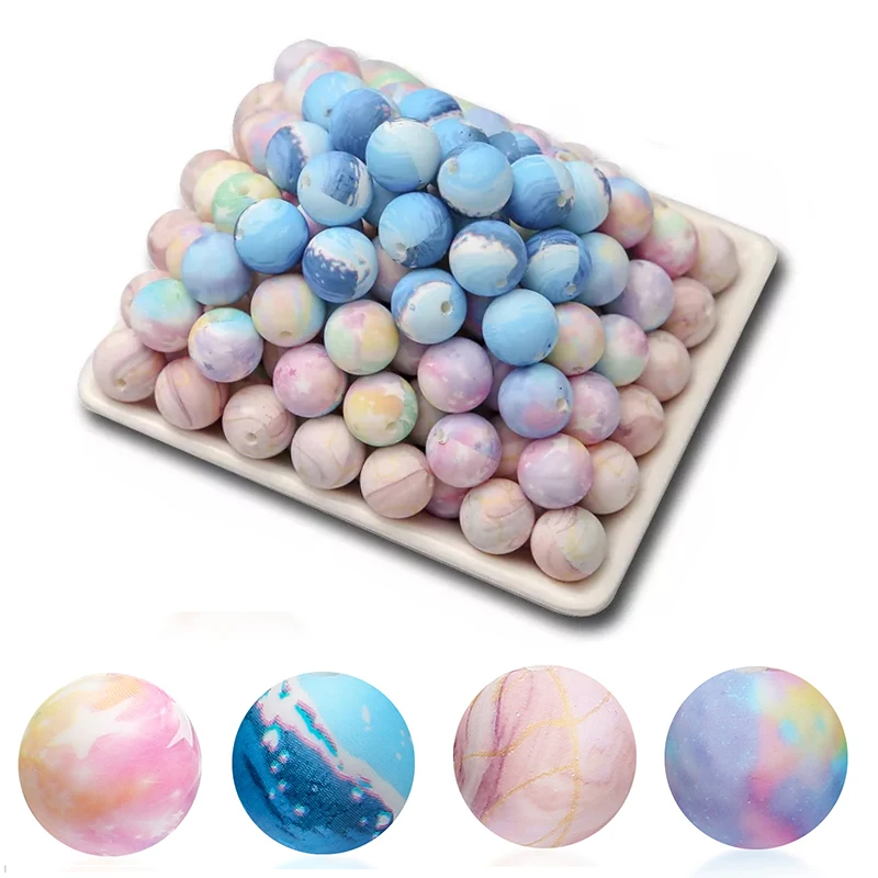 Food Grade 12mm Silicone Silicone Beads For Teething From