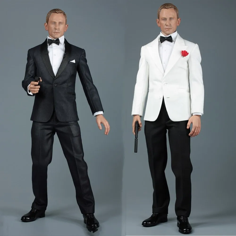 AFS A014 1/6 Scale James Bond 007 Royal Secret Agent Service, conjunto de ropa masculina
