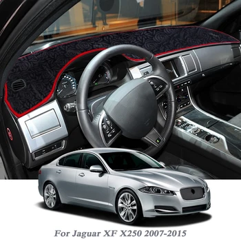 

Car Styling Dashboard Protective Mat Shade Cushion Pad Rose Carpet For Ford Jaguar XF X250 2007-2015 RHD&LHD Auto Accessory