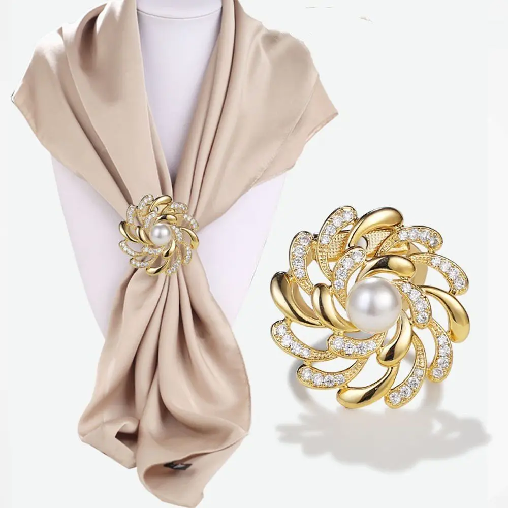 Fashion Bohemia Rhinestone Scarf Clip Brooch Charms Luxury Acrylic Stone  Wedding Crystal Scarves Buckle Brooches For Women - AliExpress