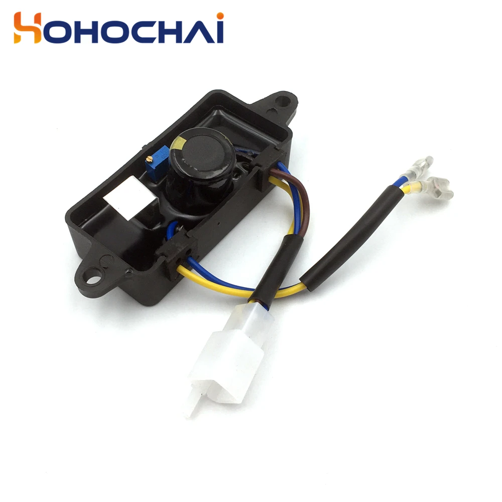 소형 가솔린 발전기용 AVR 자동 전압 조정기 안정기, 단상 6 전선, 250V/220uf, 168F GX160, 고품질