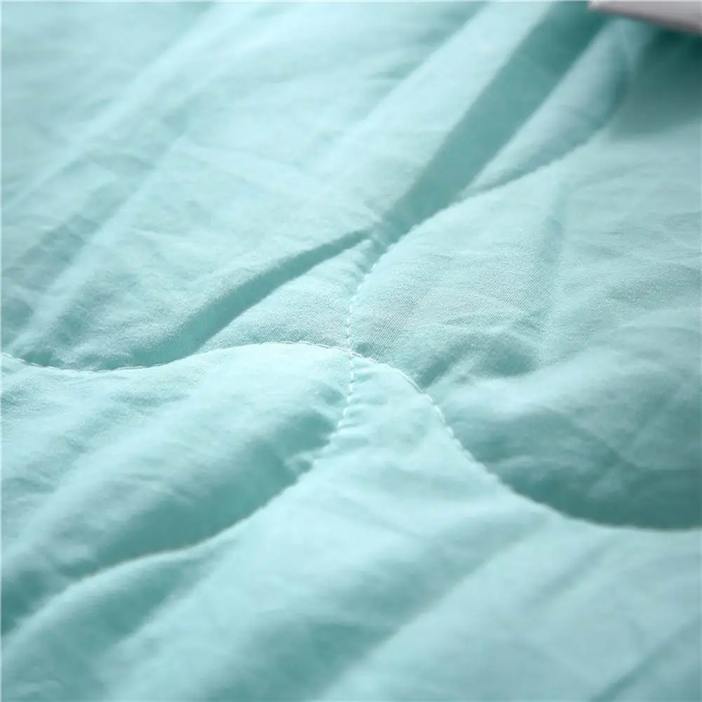 Зеленое, синее одеяло, летнее одеяло, стираное, полиэстер, ткань, микрофибра, сшитое, с принтом, две королевы, Кондиционер