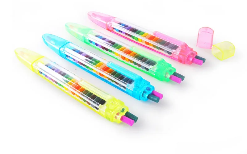20colors/pcs DIY Replaceable Crayons Oil Pastel Creative Colored Pencil Graffiti Pen For Kids Painting Drawing Student Stationer