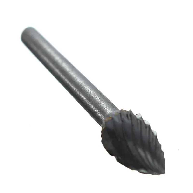 PEGASI 10pcs 3x6mm Tungsten Carbide Drill Engraving Bits Set For Metal Burr Tungstenio CNC Milling Cutter Dremel Mini Cone