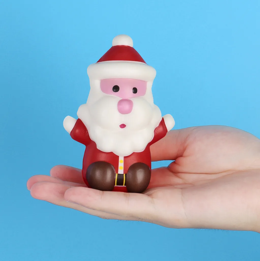 Рождественская игрушка медленно поднимающаяся ароматическая облегчение стресса Kawaii очаровательная игрушка мультяшное животное Милый Рождественский Санта-Клаус Снеговик пингвин