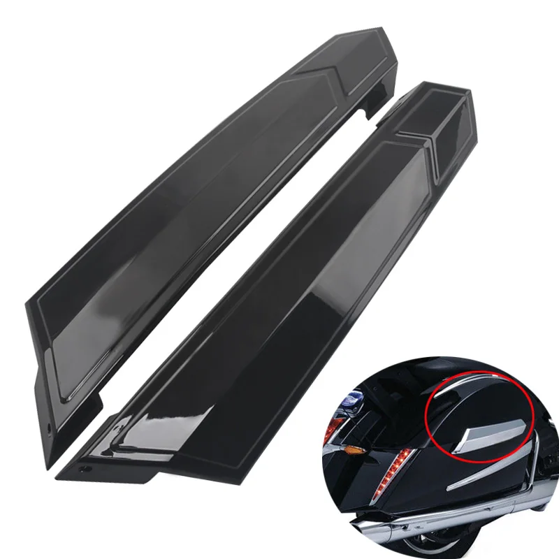 Motorcycle Black Saddlebag Hinges Cover For Victory Cross Country Tour