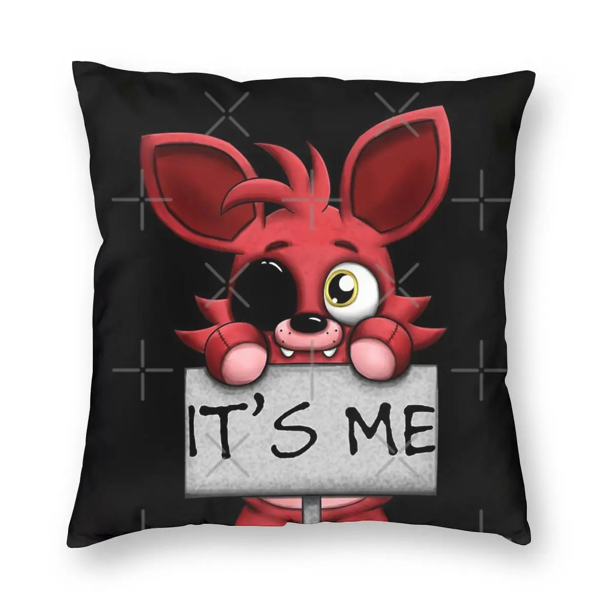 Fnaf плюшевая подушка искусственная кожа наволочка обнимающая шелковая