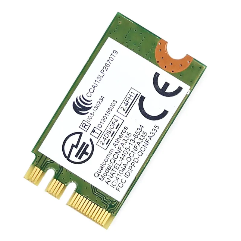 레노버 G40-70 G40-80 G50-80 B40-80 Z40-70 E455 E555 YOGA-500-14IBD 04X6022용 오리지널 Atheros NFA335 M.2 NGFF 무선 카드