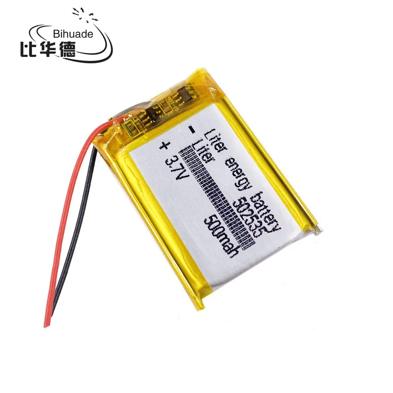 100pcs 3.7V lithium polymer battery 052535 502535 MP4 MP5 DIY gifts / toys 500MAH For GPS PSP | Электроника