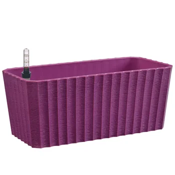 

Durable Flower Pot Automatic Water Absorption Plant Flower Pot Precise Garden Pot for Desk Garden Jardin (Random Color)