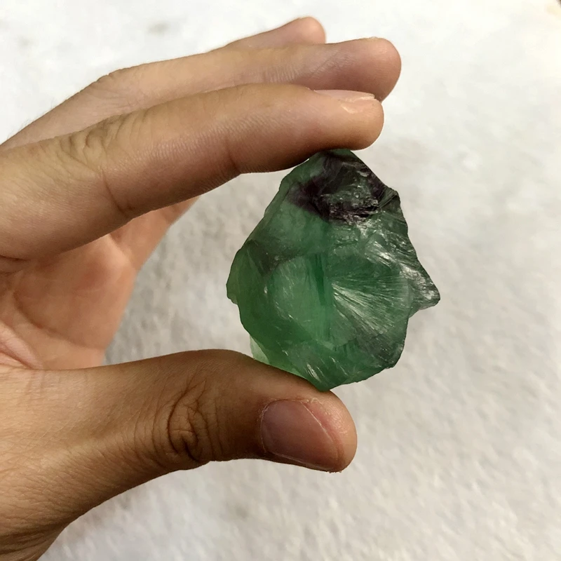 Sale 1Pcs Raw Green Fluorite Rough Stone Natural Healing stone Speciment For warping Cabbing Cutting Lapidary Approx40mm | Украшения и