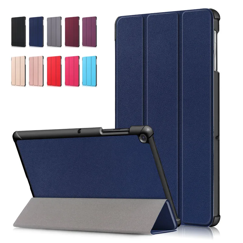 

For Samsung Tab S5e 10.5 Inch Tablet Case Tri-Fold PU Leather Flip Folding Stand Cover for Samsung Galaxy Tab S5e 10.5 T720 T725