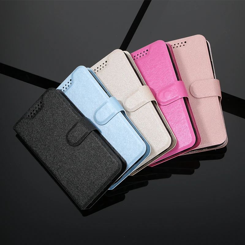 

Solid Color Leather Wallet Case For Google Pixel 2 XL HTC U11 ZTE Axon7 Oneplus 5 Flip Cover Card Slot For Wiko Lenny 2 3 4 Bags