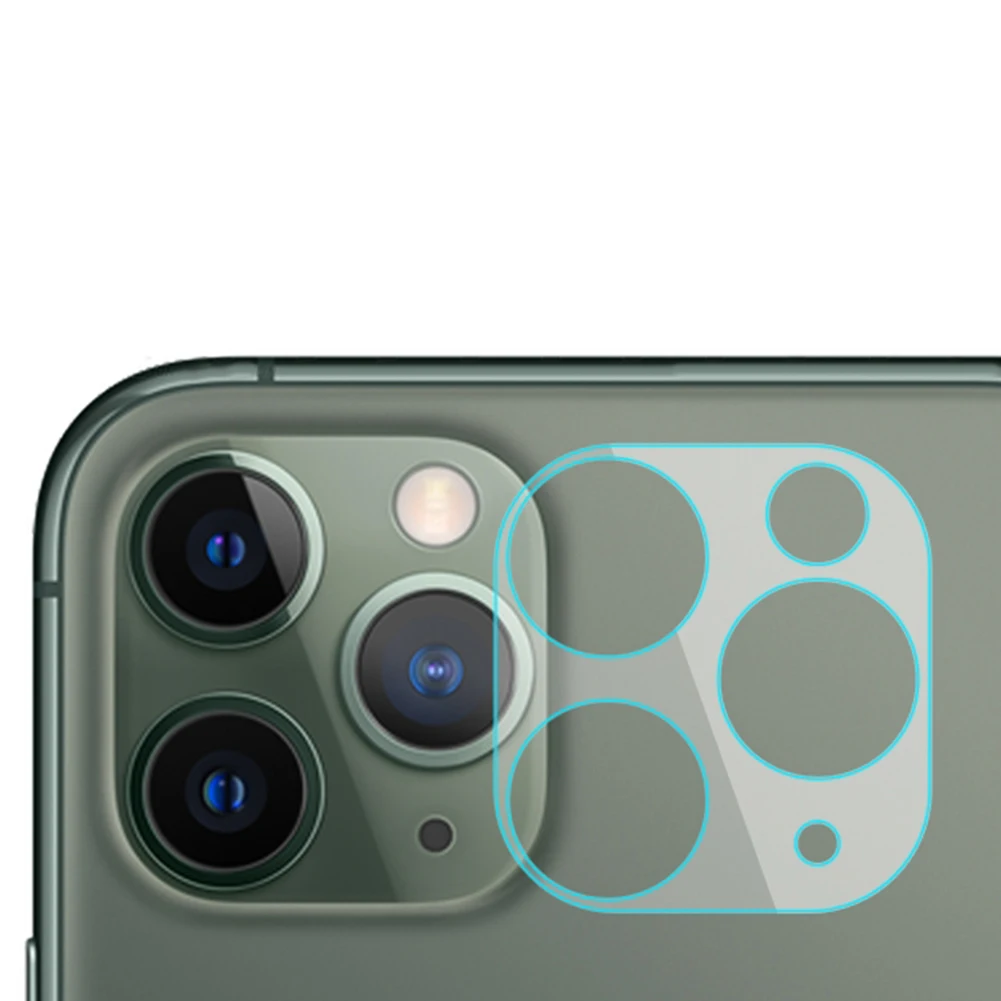 Прозрачная 3D Защитная пленка для задней камеры iPhone 11 Pro max чехол