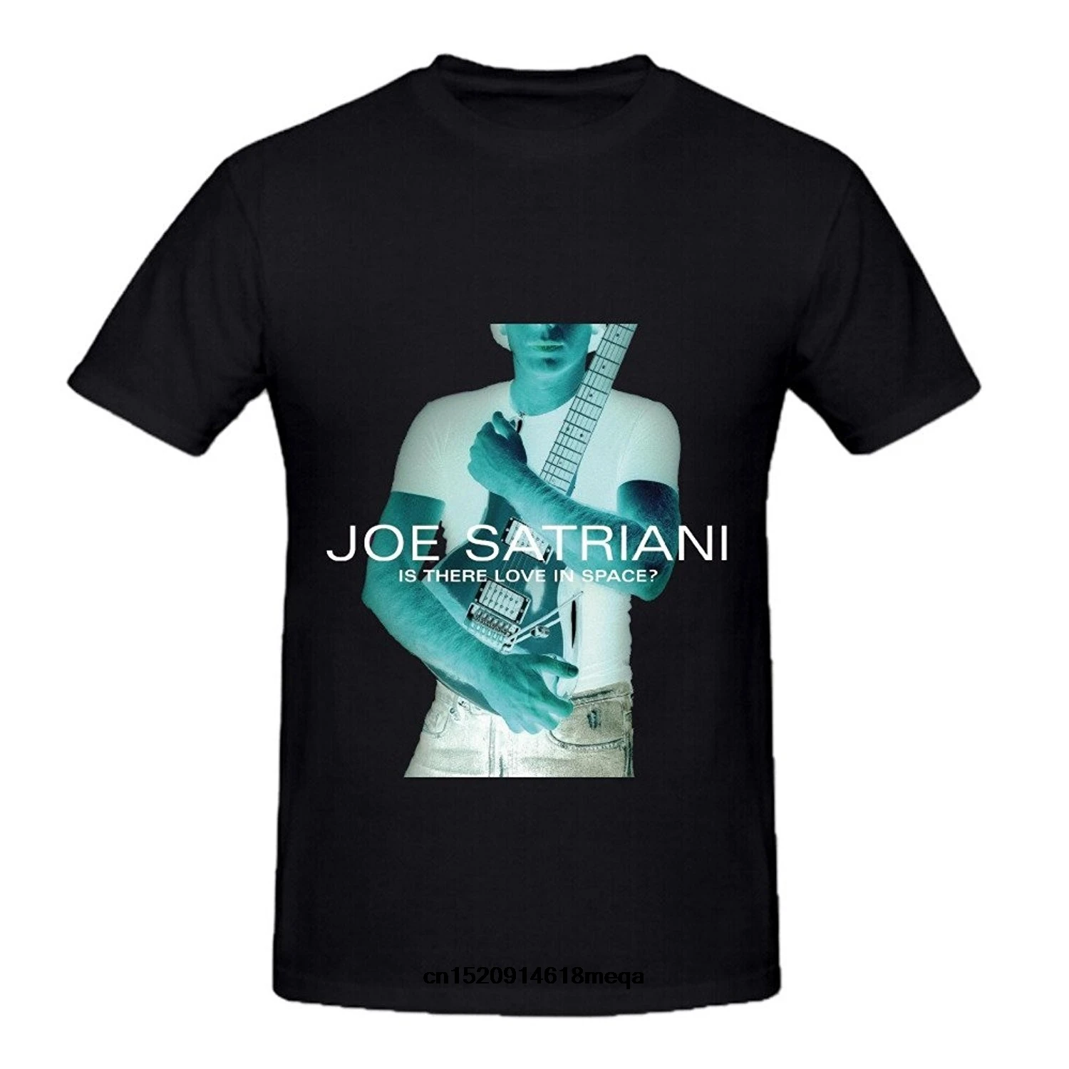 Joe Satriani Is There Love In Space Rock Men O Neck Cotton Shirts Black | Мужская одежда