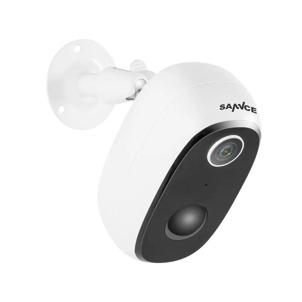 SANNCE 1080P IP Camera WiFi Wireless 6000mA Rechargeable Battery Camera Two-way Audio PIR Motion Sensor for Indoor/Outdoor