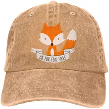 TSDFCOh для лисы Саке Унисекс Ковбой бейсболки Дальнобойщик шляпы темно-синий