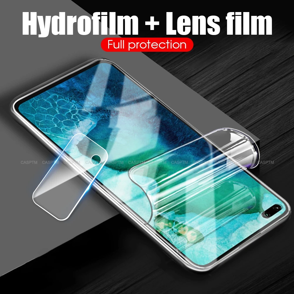 

2 in 1 Hydrogel Film For Huawei Mate 30 Lite HD Back Camera Lens Film For Huawei Mate 30 20 Pro V30 Pro Nova 6 SE P Smart Z 2019