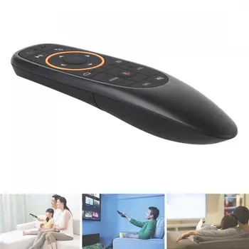 

Voice Remote Control 2.4g Wireless Microphone IR Learning TV Box Air Mouse with Gyro for Android TV Box T9 / H96 Max / X96 Mini