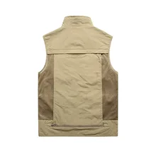 Сезон: весна–лето на открытом воздухе с несколькими карманами жилет рыболовный жилет Для мужчин жилет тонкий альпинизм путешествия жилет пальто