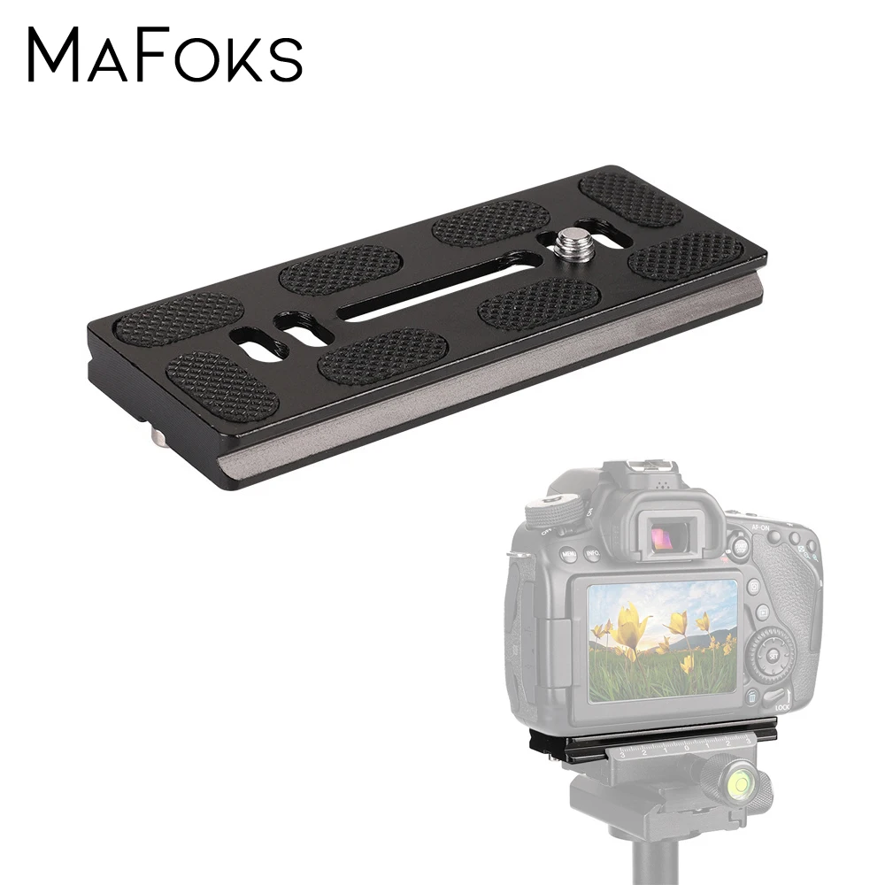 PU100 Universal Quick Release Plate Arca Swiss Benro with 1/4" Screw Mount Tripod Monopod Ball Head For DSLR Cameras | Электроника