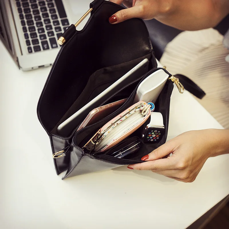 

2019 New Style Hand Shoulder Chain Bag Korean-style Versatile Simple Fashion Envelope Clutch Bag Women's