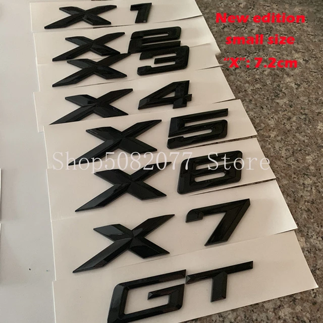 Xdrive 20i 25i 28i 30i 35i 40i 48i 50i 20d 28d 30d 35d 40d 48d 50d For Bmw  X3 X4 X5 X6 X7 Car Fender Emblem Badge Trunk Sticker - Emblems - AliExpress