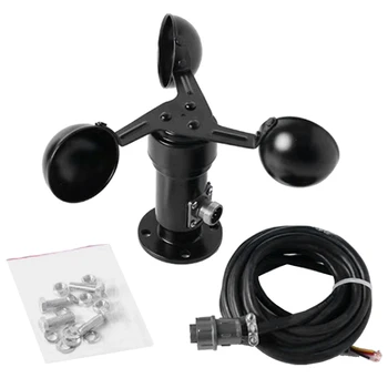 

Wind Speed Sensor Wind Speed Transmitter Anemometer Current, Voltage Signal Controller Bracket