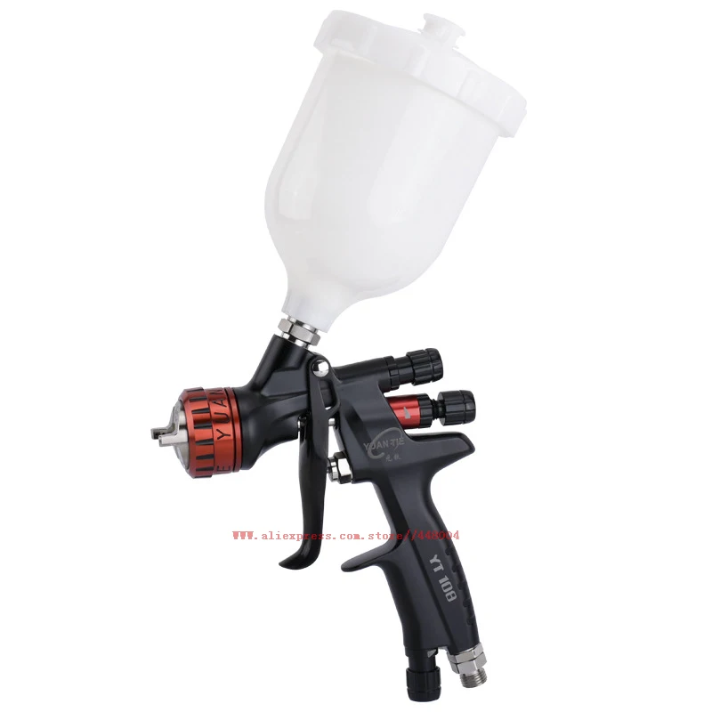 High Quality Spray Gun Gravity Spray Gun 1.3mm Nozzle 600cc Plastic Pot