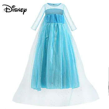 

Disney Winter Romance Dress European and American Wind Kids Dress Halloween Girl Long Sleeve Princess Dress