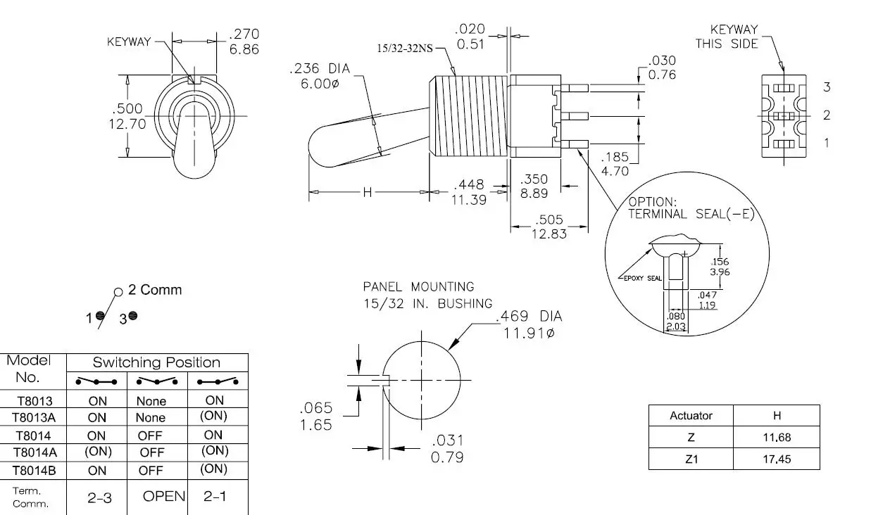 SH T8014B-Z1 одна сторона мгновенный ВКЛ-ВЫКЛ-мама 3Pin SPDT большой микро-переключатель Длинный рычаг мини-переключатель