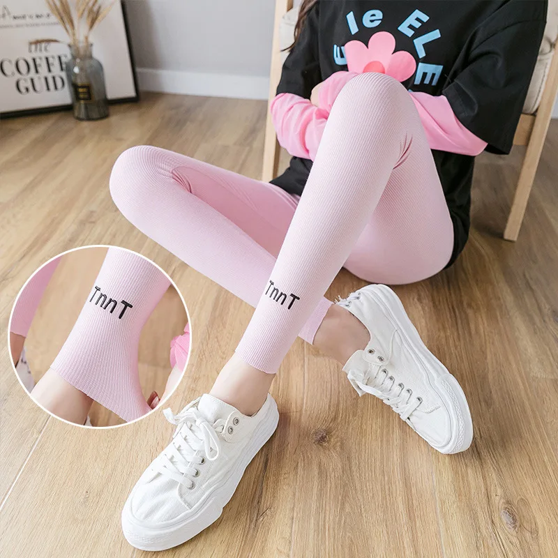 

Photo Shoot Pure Cotton Thread Maternity Pants-Style Comfort Edition Type 2019 Spring And Autumn Fashion Mom Elasticity Maternit