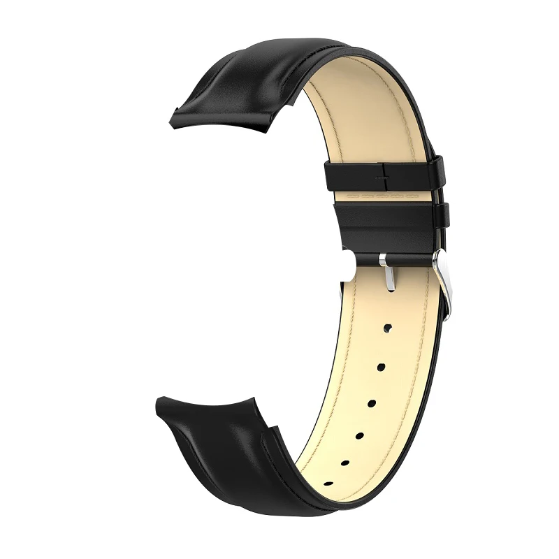 Black leather 1 LEMDIOE умные аксессуары для 22 мм Смарт-часы сменный ремешок L7 L9 DT зарядка из нержавеющей стали Силикагель кожаный ремешок - Цвет: Black leather 1