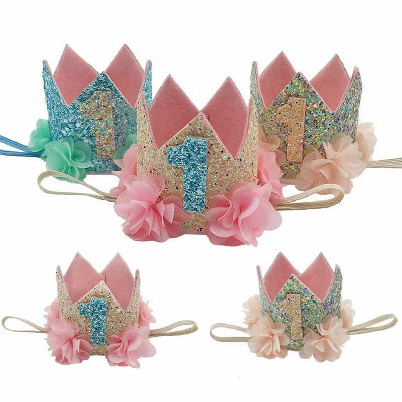 Baby Shower 1 год День Рождения украшения детское вечернее платье для принцессы корона